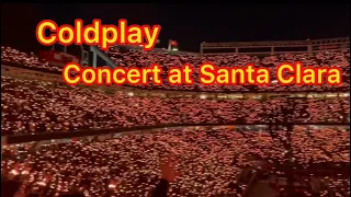 Coldplay  .Concert at Santa Clara USA 2022. Shakila sathi USA