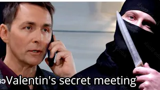 Valentin's secret meeting, Valentin's boss appears General Hospital Spoilers
