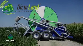 DICOR LAND - Motopompa si tambur de irigat, marca IRTEC