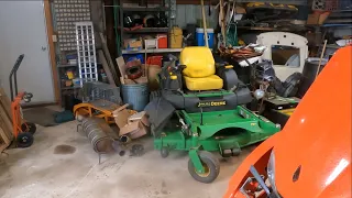 How To Change The Blades On A John Deer Mower And Grease The Deck