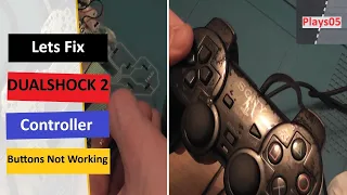 DUALSHOCK 2 Controller Buttons Not Working | Lets Fix