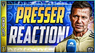 JESSE MARSCH Press Conference Reaction! Brighton vs Leeds United | Bamford OUT AGAIN‼️