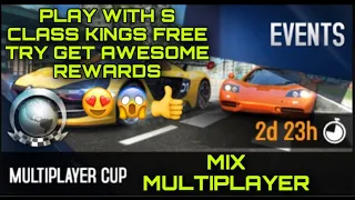 Asphalt 8, Multiplayer Cup Play with S Class Kings😍😱👍