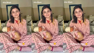 Alia Bhatt morning routine with Baby girl Raha Kapoor ,Alia Bhatt baby girl name and photo