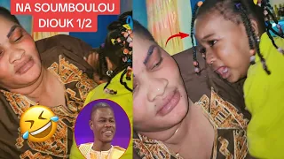 Soumboulou bathily amna woudiou, sa fille Mame diarra à mourir de rire devant ablaye diop khass....