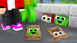 Baby Mikey and Baby JJ Left Their Home in Minecraft (Maizen)