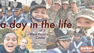 A Day in the Life of a West Point Cadet | Parker Trys Things | practice, parade, football game, pass