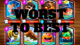 Clash Royale: Every Legendary Ranked From Worst to Best