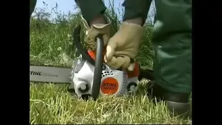 Stihl Ergostart. Stihl MS 211 C-BE.