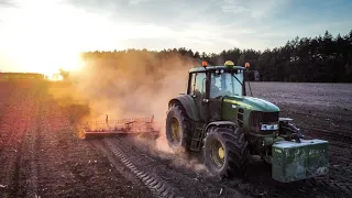 Klimatyczne Siewy Kukurydzy o Zachodzie Słońca na Mazowszu [JohnDeere&Case] Boguc AgroTV