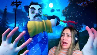 El Vecino Nos Atrapa Espiando Su Casa| Hello Neighbor 2|Andie