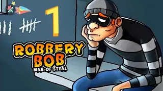 Robbery Bob - Gameplay Walkthrough part 1 - Chapter 1: Suburbs (iOS, Android)