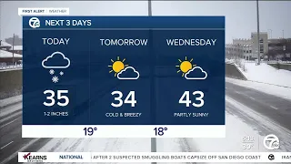 Detroit Weather: More snow today