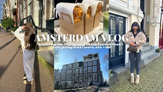 I WENT TO AMSTERDAM WITH MY BOYFRIEND! exploring the city + tiktok famous food | travel vlog 2023