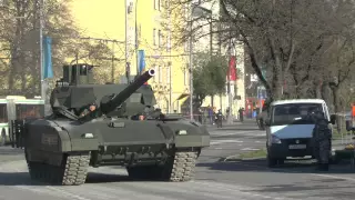 Военная техника на улицах Москвы 7 - 9 мая 2015 г.