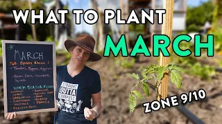 March Planting Guide for Gardeners in Zones 9 & 10