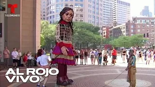 Marioneta gigante busca crear conciencia sobre la migración en EE. UU.