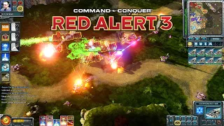 Command and Conquer Red Alert 3 World in Conflict MOD | When 4v4 become 1v4... Tier 6 save the day!