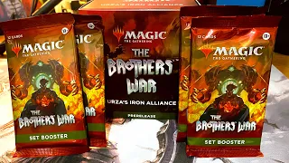 ASMR | MTG Brothers’ War Prize Packs & Prerelease Kit Opening, AWESOME Pulls