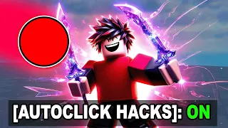 I Secretly CHEATED with a "AUTOCLICKER" He got mad in Roblox Blade Ball