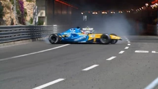 MT89 Formula1 2004 Monaco GP Fernando Alonso Crash