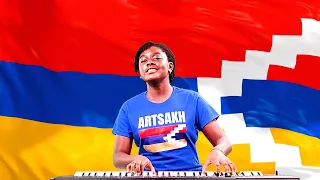 Anthem of Artsakh - Azat u ankakh Artsakh - Ազատ ու անկախ Արցախ Played By Elsie Honny