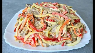 Салат с Куриной Печенью Ооочень Вкусно, Быстро и Просто / Салат из Печени / Salad With Chicken Liver