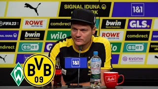 „Wollen weiter konstant unsere Leistung zeigen! | PK mit Terzic | Werder Bremen - BVB