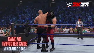 Who is the real Kane? Kane VS Imposter Kane | Vengeance 2006 | May 19th #wwe2k23 #wwe #kane