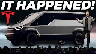 Elon Musk Reveals The ALL NEW Tesla Cybervan & SHOCKS The Entire EV Industry!