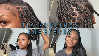 DIY:Knotless Box Braids 💙