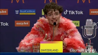Nemo: "Dare to be yourself!"  (Winner's Press Conference #eurovision2024)
