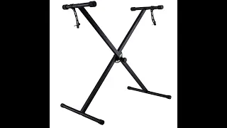 How to assemble the single braced music stand
