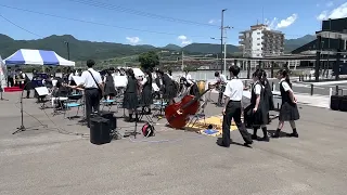 【山梨市駅開業120周年イベント】オープニングセレモニー 吹奏楽演奏