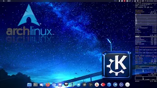 Установка Arch Linux KDE c нуля. Спартанские условия.