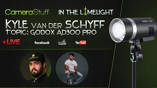 🔴 Interview with Kyle van der Schyff | Godox AD300 PRO | "In the Limelight" EP14