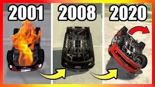 Evolution Of Car Crash Logic In GTA GAMES(All GtA Series)