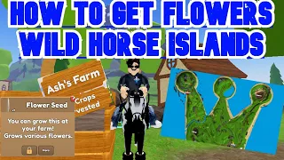 How to get Flowers* Faster! Wild Horse Islands|| Roblox