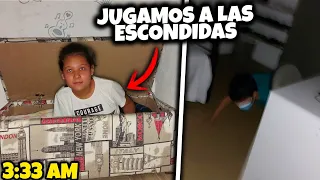 JUGAMOS A LAS ESCONDIDAS EN MI CASA A LAS 3:00 DE LA MAÑANA!! 😱 *Paranormal*