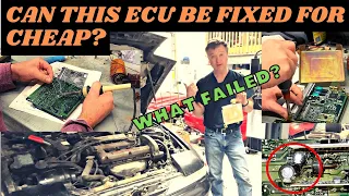 Old Car ECU Repair Time! Fixing bad Capacitors