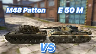 НА ЗАБИВ#67 | Битва за звание ЛУЧШЕГО СТ | ИМБЫ после АПА | M48 Patton против E 50 M | WoT Blitz