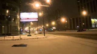 . Москва. Проспект академика Сахарова в зимнюю пору (ЦАО)