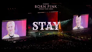 4K | BLACKPINK - "STAY" | BORN PINK WORLD TOUR HANOI @ MY DINH STADIUM - BlackPink Spoke Vietnamese