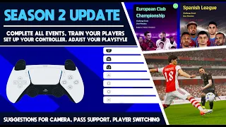 eFootball 2022 | Prepare for Season 2 - Settings, Suggestions & Squad Set-up