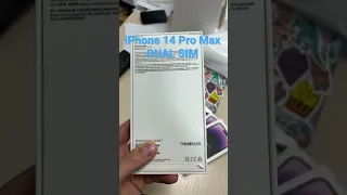 В продаже iPhone 14 про Макс с двумя физическими симкартами.￼