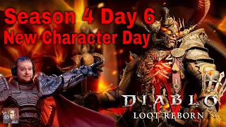 Diablo IV -  Season 4 Day  Six!! (Iron Wolves Rep Capping & New Character Day!)