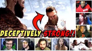 Gamers Reaction To The Surprising Strength Of The Stranger In God Of War 4 Mixed Reactions