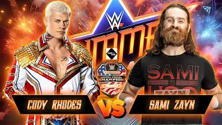 Cody Rhodes Vs Sami Zayn | Qualification Match For United States Championship | WWE 2K23 |