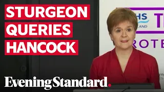 Sturgeon raises concerns with Matt Hancock over Covid-19 testing backlog