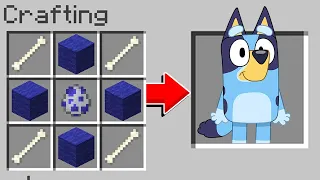 How To CRAFT BLUEY In Minecraft!